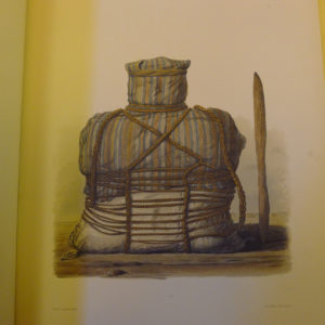 An illustration of mummies from Providence Public Library Special Collections