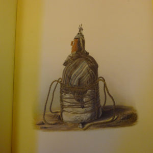 An illustration of mummies from Providence Public Library Special Collections