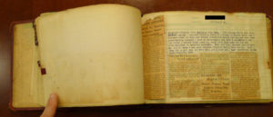 A scrap book from Providence Public Library special collections