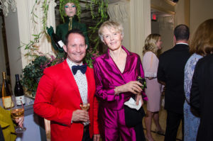 Library Executive director Jack Martin with a guest at the 2017 Savor The Story gala