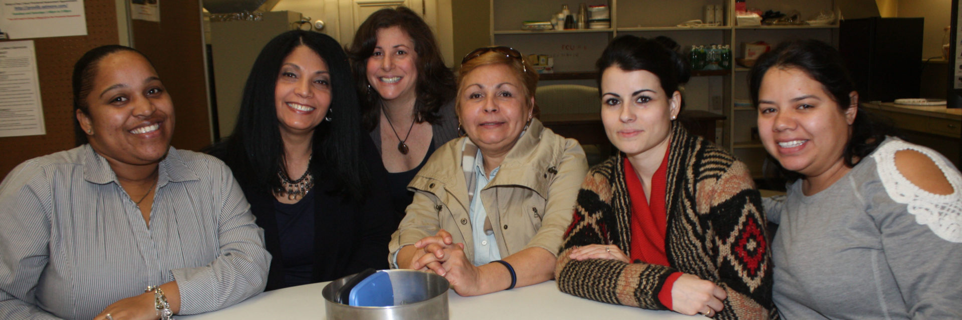 RIFLI ESL students gathering at Providence Public Library