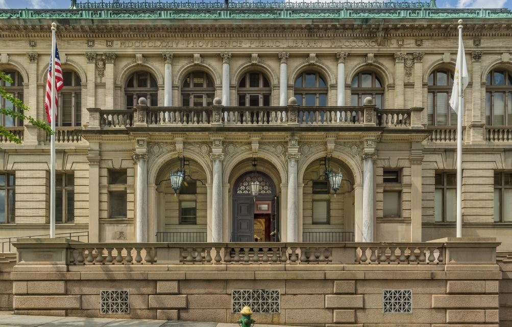 Providence Public Library - view from Washington St. - photo by John Wolff