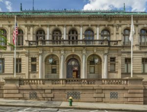 Providence Public Library - view from Washington St. - photo by John Wolff