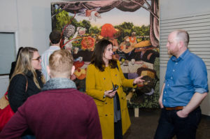 Guests at the On The Table exhibition event