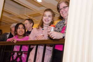 People enjoying an event at Providence Public library