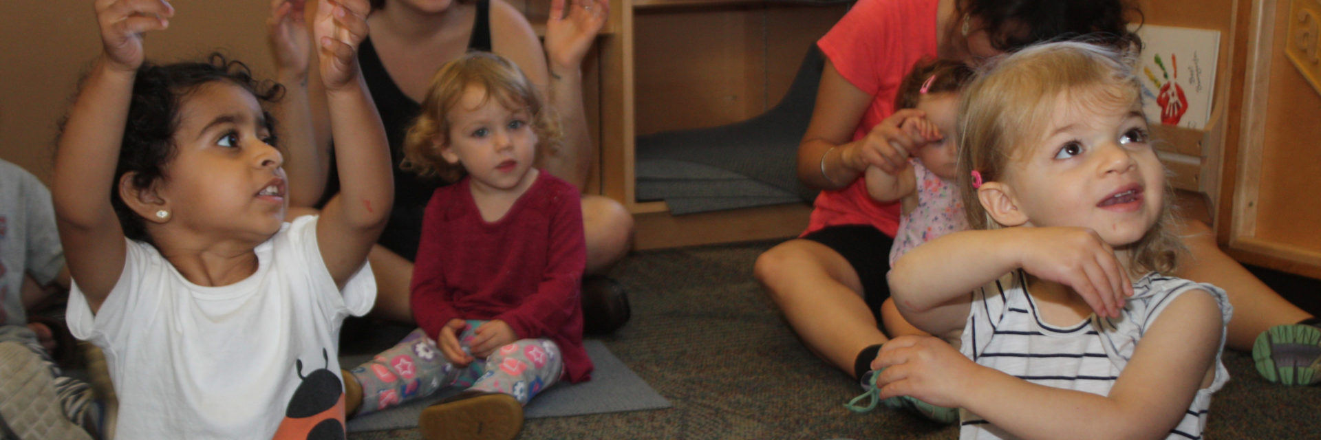 Sing along in Chace Children's Discovery Library at Providence Public Library