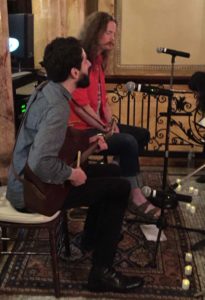 Chris Daltry/Allysen Callery/John Faraone perform at the Providence Public Library, May 9, 2015