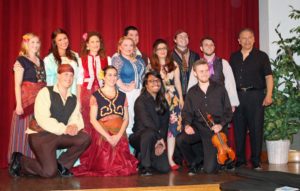 Cast of Romany Maid, an operetta performed at Providence Public Library