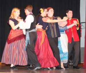 Cast of Romany Maid, an operetta performed at Providence Public Library