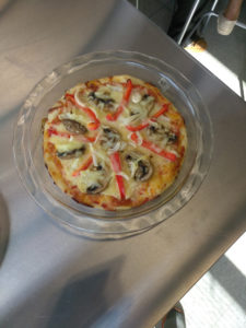 A quiche prepared as part of the Teen Squad culinary arts program