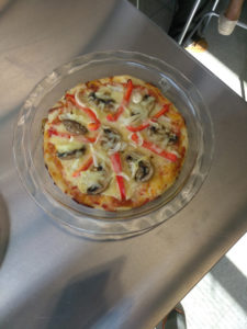 A quiche prepared as part of the Teen Squad culinary arts program