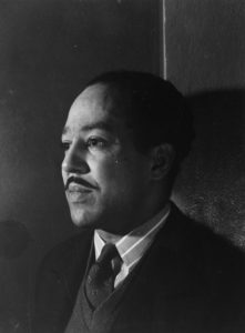 Poet and author Langston Hughes