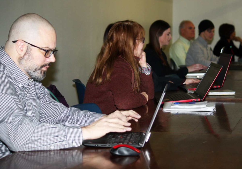 A computer class at Providence Public Library