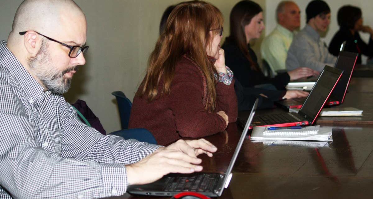 A computer class at Providence Public Library