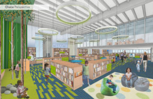 Think Again: Building Transformation - rendering of the chace children's library