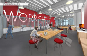 Think Again: Building Transformation - rendering of the workshop