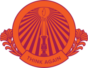 Think Again Logo - orange