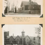 The Elmhurst Academy buildings sat vacant for several years after the school relocated. Author George Popkin mused in a Providence Journal article: "Here in Providence the deserted buildings look lonely and sad, as though they know their span is run. What of the future? House lots may be staked out, construction of homes begun and a new cycle of life born. Meanwhile, strange noises seem to stir at night. In the general stillness imagination becomes triumphant. And occasionally someone will insist that he hears still the sound of voices as he passes the place, waiting, not for decay--but for rebirth." ~ Date: Between 1925-1965