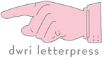 DWRI Letterpress logo