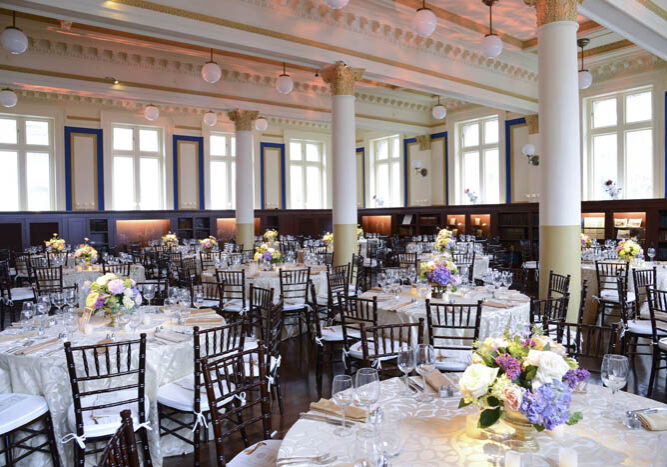 Providence Public Library Ship Room decorated for a special event Providence Public Library Ship Room decorated for a special event