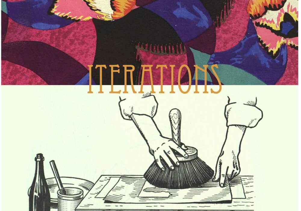 Iterations exhibition announcement poster