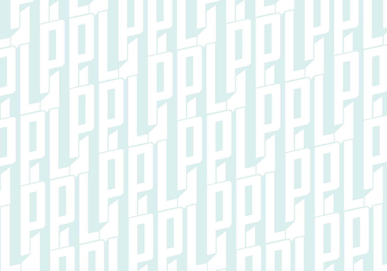 PPL Logo Pattern in light blue